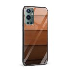Wooden Texture Printed Glass Back Phone Case - Image 2