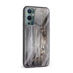 Wooden Texture Printed Glass Back Phone Case - Image 2
