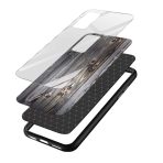 Wooden Texture Printed Glass Back Phone Case - Image 3