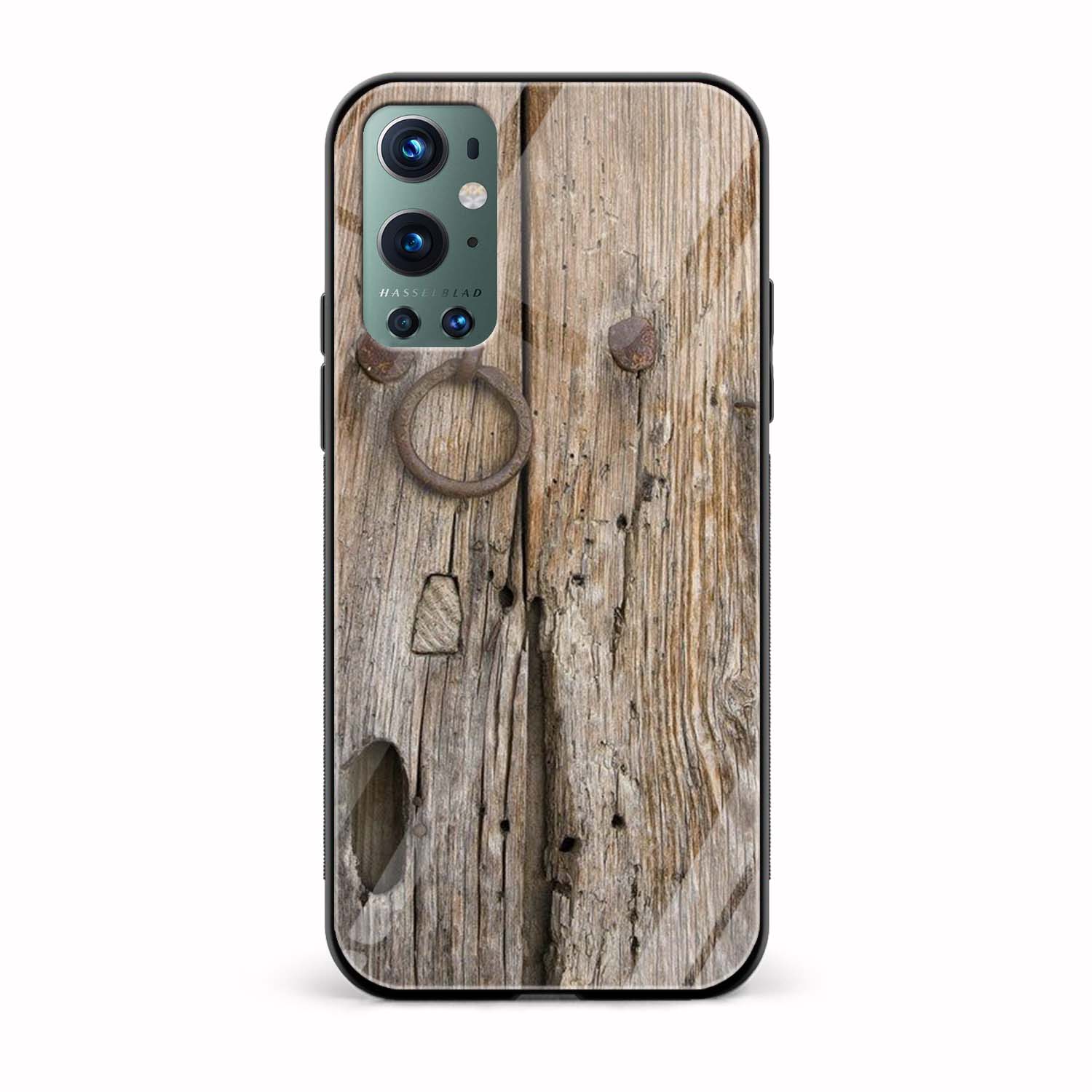 Wooden Texture Printed Glass Back Phone Case Wooden Texture Printed Glass Back Phone Case - Image 1
