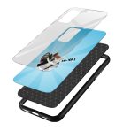 Minimal Printed Glass Back Phone Case - Image 3