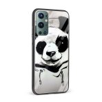 Panda Printed Glass Back Phone Case - Image 2