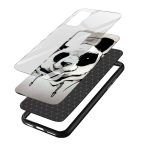 Panda Printed Glass Back Phone Case - Image 3