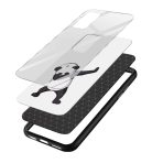 Panda - Dab Printed Glass Back Phone Case - Image 3