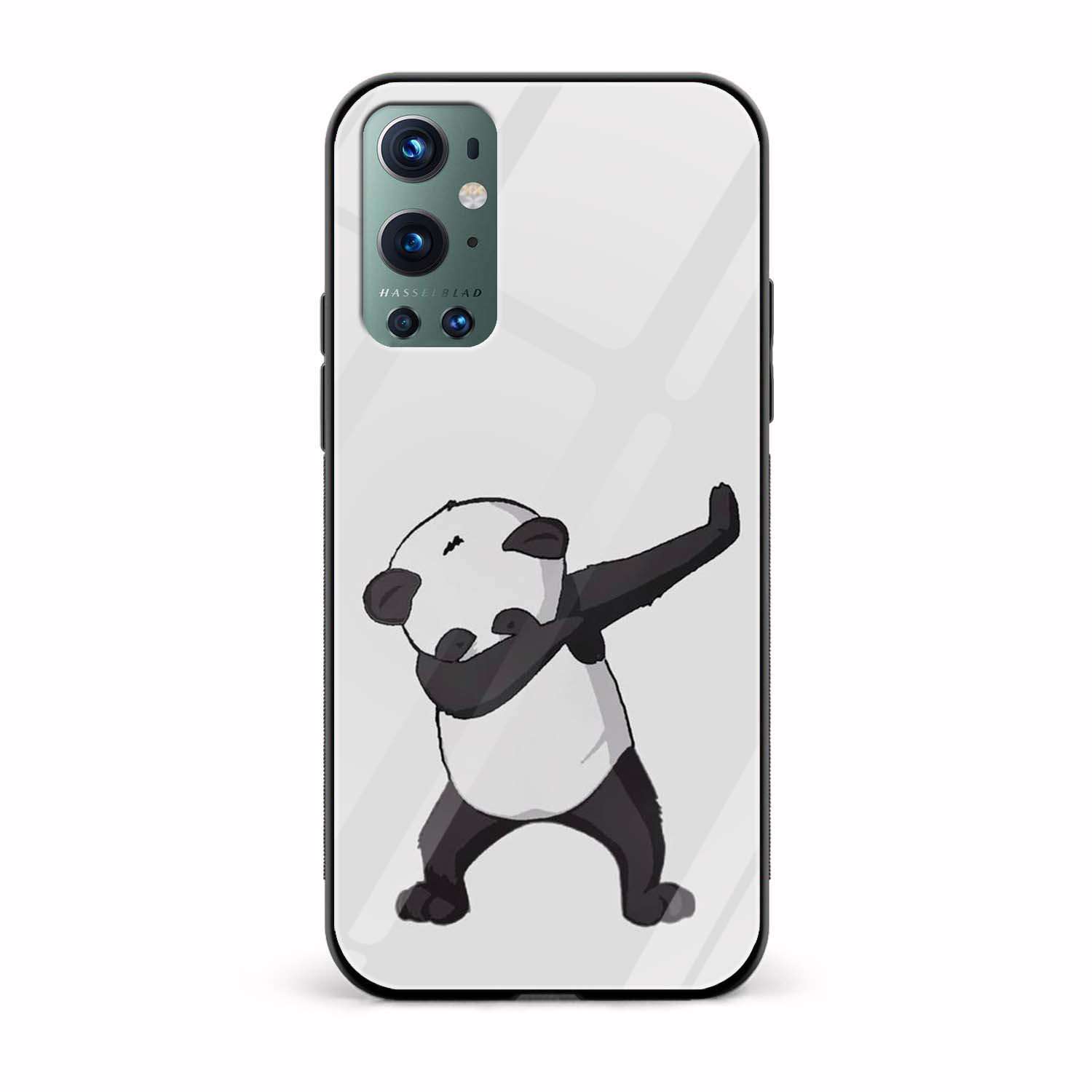 Panda - Dab Printed Glass Back Phone Case Panda - Dab Printed Glass Back Phone Case - Image 1