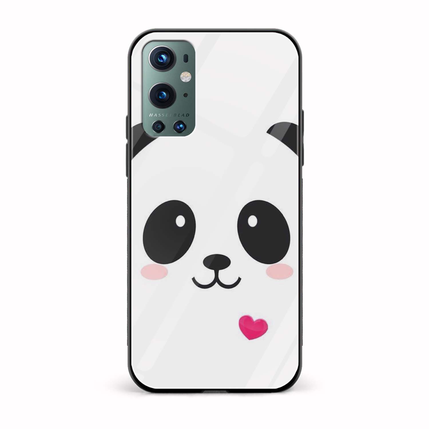 Panda Printed Glass Back Phone Case Panda Printed Glass Back Phone Case - Image 1