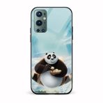 Panda Printed Glass Back Phone Case