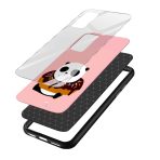 Panda Printed Glass Back Phone Case - Image 3