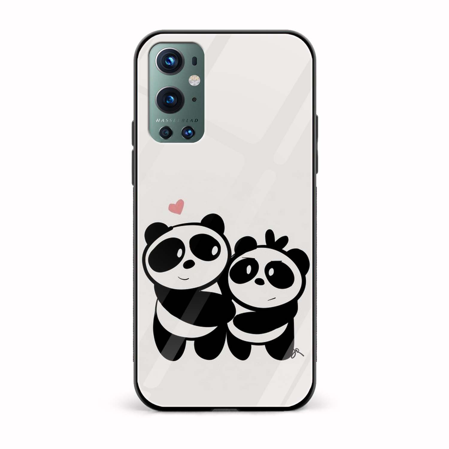 Panda Printed Glass Back Phone Case Panda Printed Glass Back Phone Case - Image 1