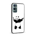 Panda Printed Glass Back Phone Case - Image 2