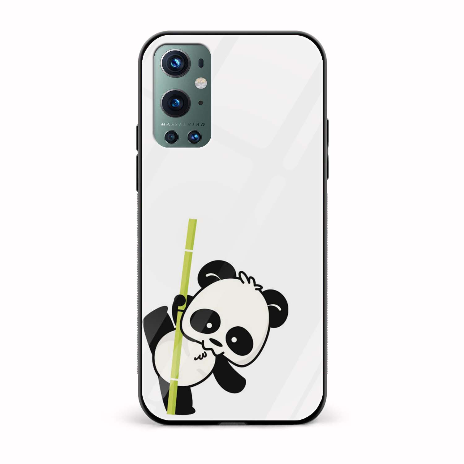 Panda Printed Glass Back Phone Case Panda Printed Glass Back Phone Case - Image 1