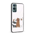 Panda Printed Glass Back Phone Case - Image 2