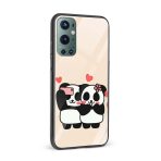 Panda - Love Printed Glass Back Phone Case - Image 2