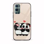 Panda - Love Printed Glass Back Phone Case
