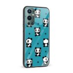 Panda Printed Glass Back Phone Case - Image 2