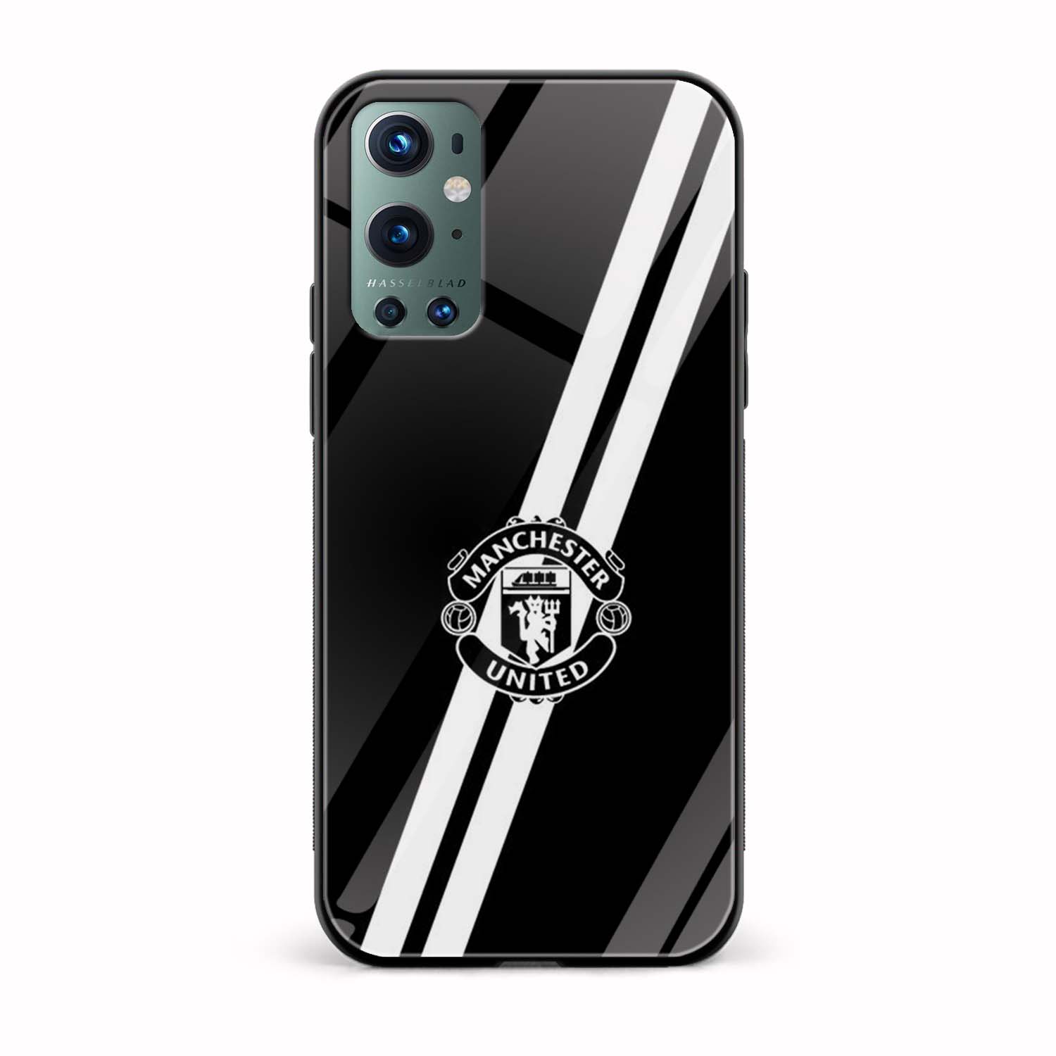 Football - Manchester United Printed Glass Back Phone Case Football - Manchester United Printed Glass Back Phone Case - Image 1