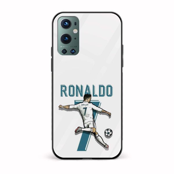 Football - Ronaldo Printed Glass Back Phone Case