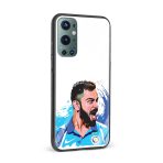 Cricket - Virat Kohli Printed Glass Back Phone Case - Image 2