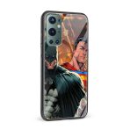 Superman Printed Glass Back Phone Case - Image 2