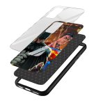 Superman Printed Glass Back Phone Case - Image 3