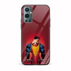 Superman Printed Glass Back Phone Case