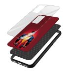 Superman Printed Glass Back Phone Case - Image 3