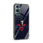 Superman Printed Glass Back Phone Case - Image 2