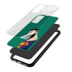 Superman Printed Glass Back Phone Case - Image 3