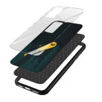Batman Printed Glass Back Phone Case - Image 3