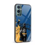 Batman Printed Glass Back Phone Case - Image 2