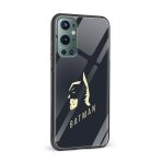 Batman Printed Glass Back Phone Case - Image 2