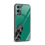 Batman with Beard Printed Glass Back Phone Case - Image 2