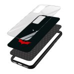 Batman Printed Glass Back Phone Case - Image 3