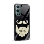 Moustache and Beard Printed Glass Back Phone Case - Image 2