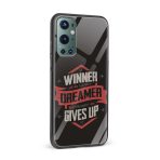 Typography Printed Glass Back Phone Case - Image 2