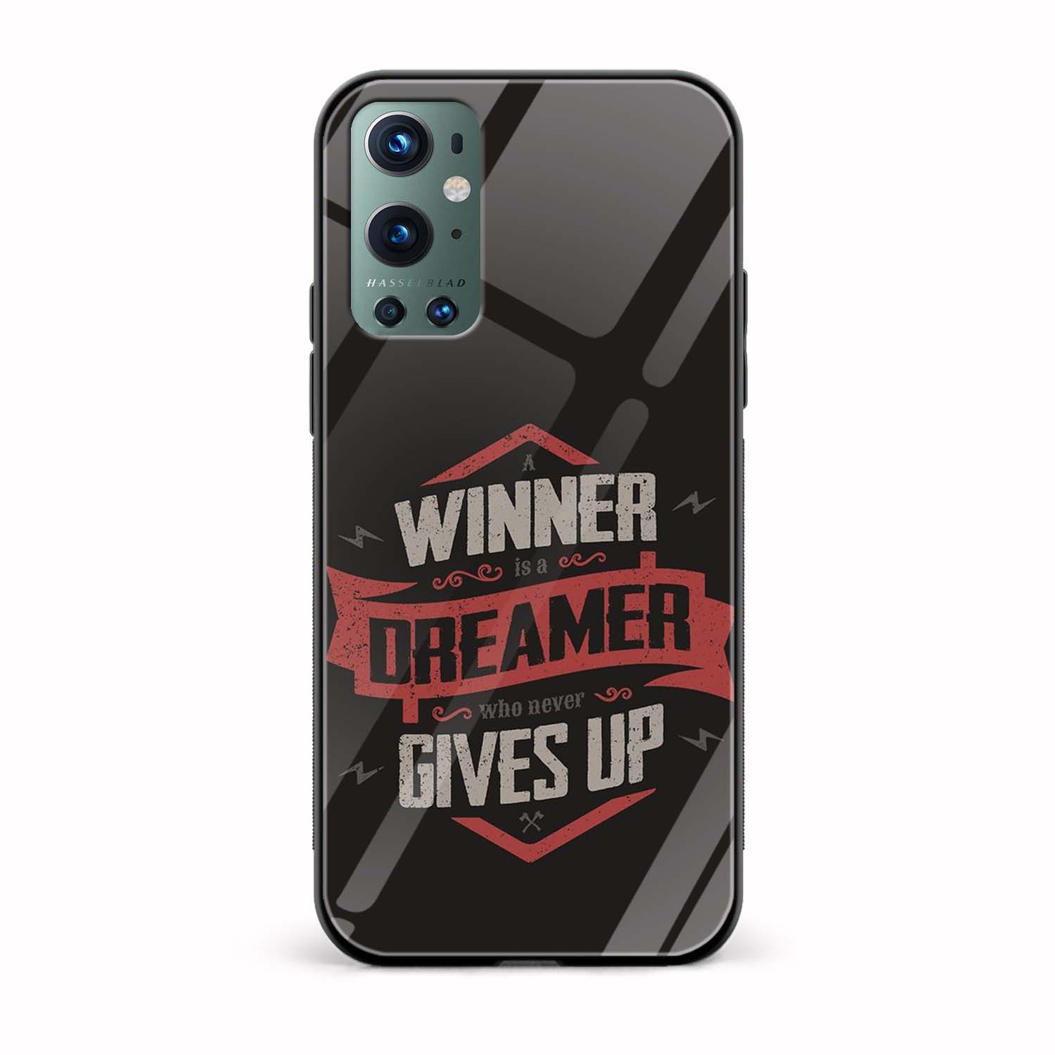 Typography Printed Glass Back Phone Case Typography Printed Glass Back Phone Case - Image 1