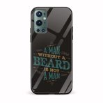 Typography Printed Glass Back Phone Case