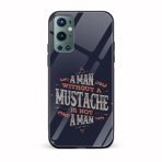 Typography Printed Glass Back Phone Case