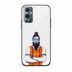 Moustache and Beard Printed Glass Back Phone Case