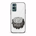 Typography Printed Glass Back Phone Case