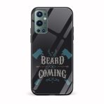 Typography Printed Glass Back Phone Case