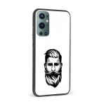 Moustache and Beard Printed Glass Back Phone Case - Image 2