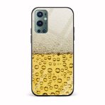 Beer Printed Glass Back Phone Case