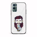 Beard and Beer Printed Glass Back Phone Case