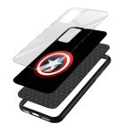 Captain America - Shield Printed Glass Back Phone Case - Image 3