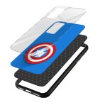 Captain America - Shield Printed Glass Back Phone Case - Image 3