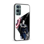 Captain America Printed Glass Back Phone Case - Image 2
