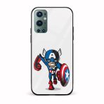 Captain America - Animated Print Glass Back Phone Case