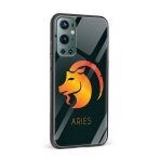 Zodiac Sign-ARIES Printed Glass Back Phone Case - Image 2