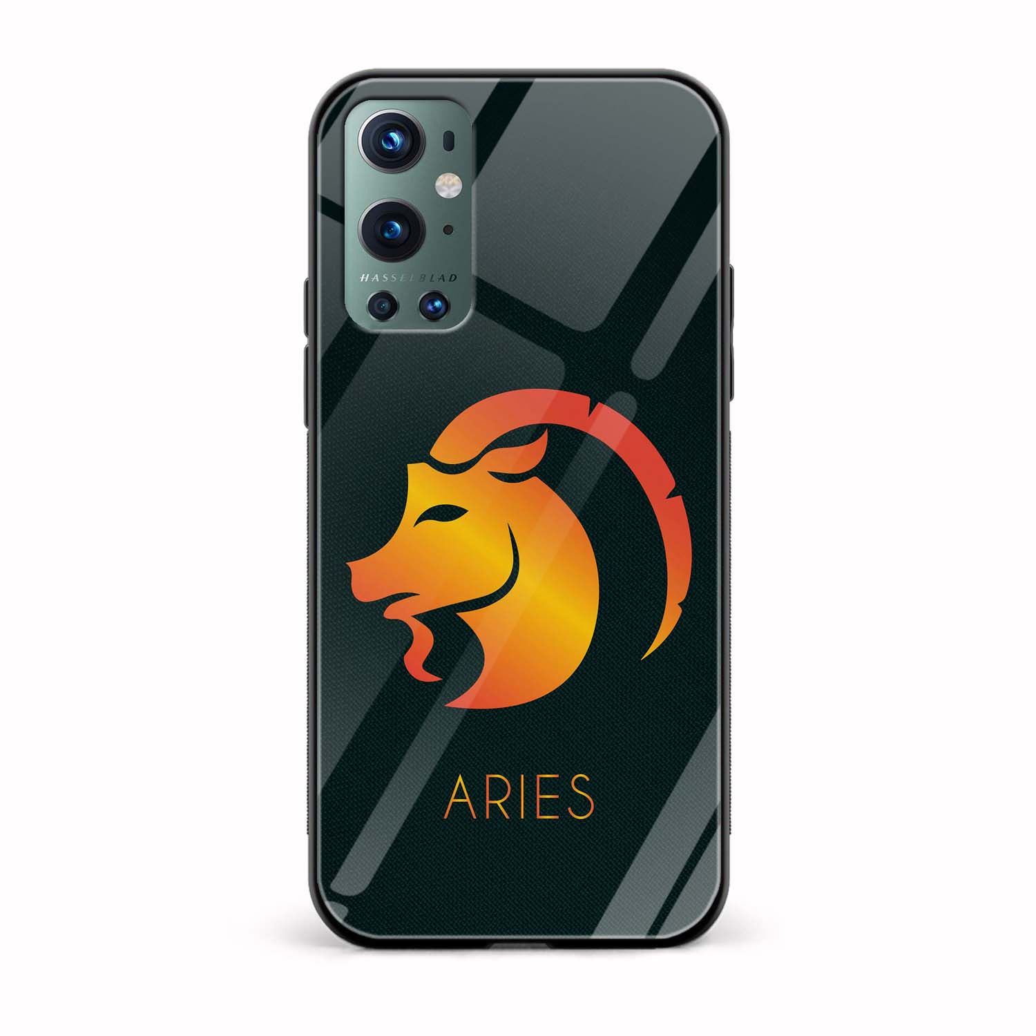 Zodiac Sign-ARIES Printed Glass Back Phone Case Zodiac Sign-ARIES Printed Glass Back Phone Case - Image 1